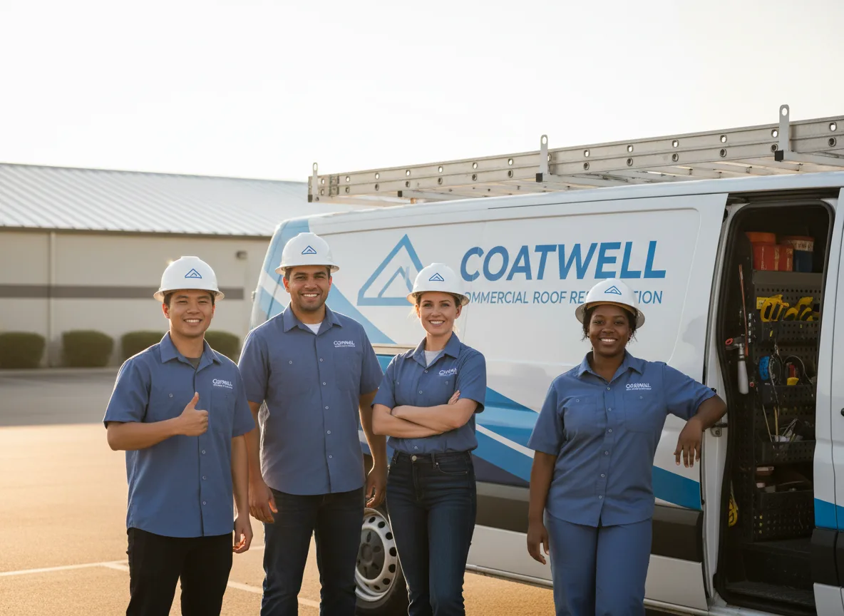 Commercial roof coating company in Helena, OH